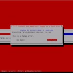 grub-install /dev/sda failed