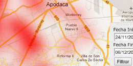 HQ Maps - Heatmaps sobre Google maps