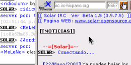 SolarIRC - Cliente IRC
